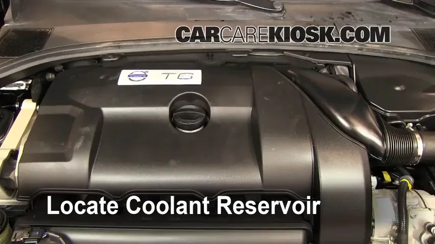 2010 Volvo S80 T6 3.0L 6 Cyl. Turbo Coolant (Antifreeze) Check Coolant Level